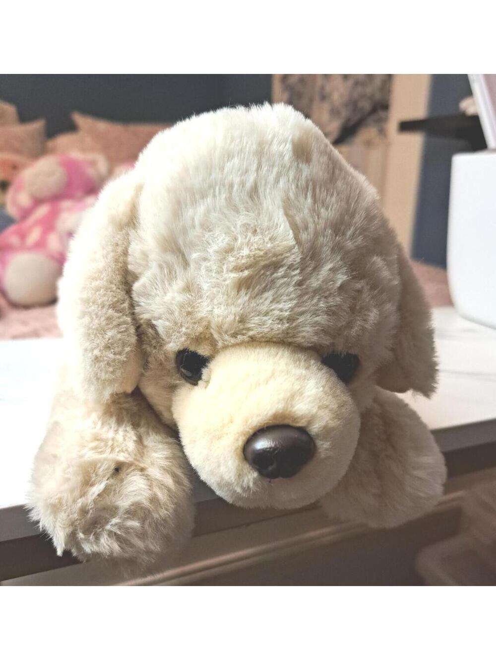 15" FAO Schwarz Adopt-A-Pets Plush Yellow Labrador Retriever